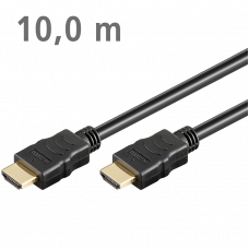 31887 Standard 10.0m HDMI cable with Ethernet, gold-plated