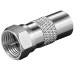 Adapter F-male to TV(IEC)-male